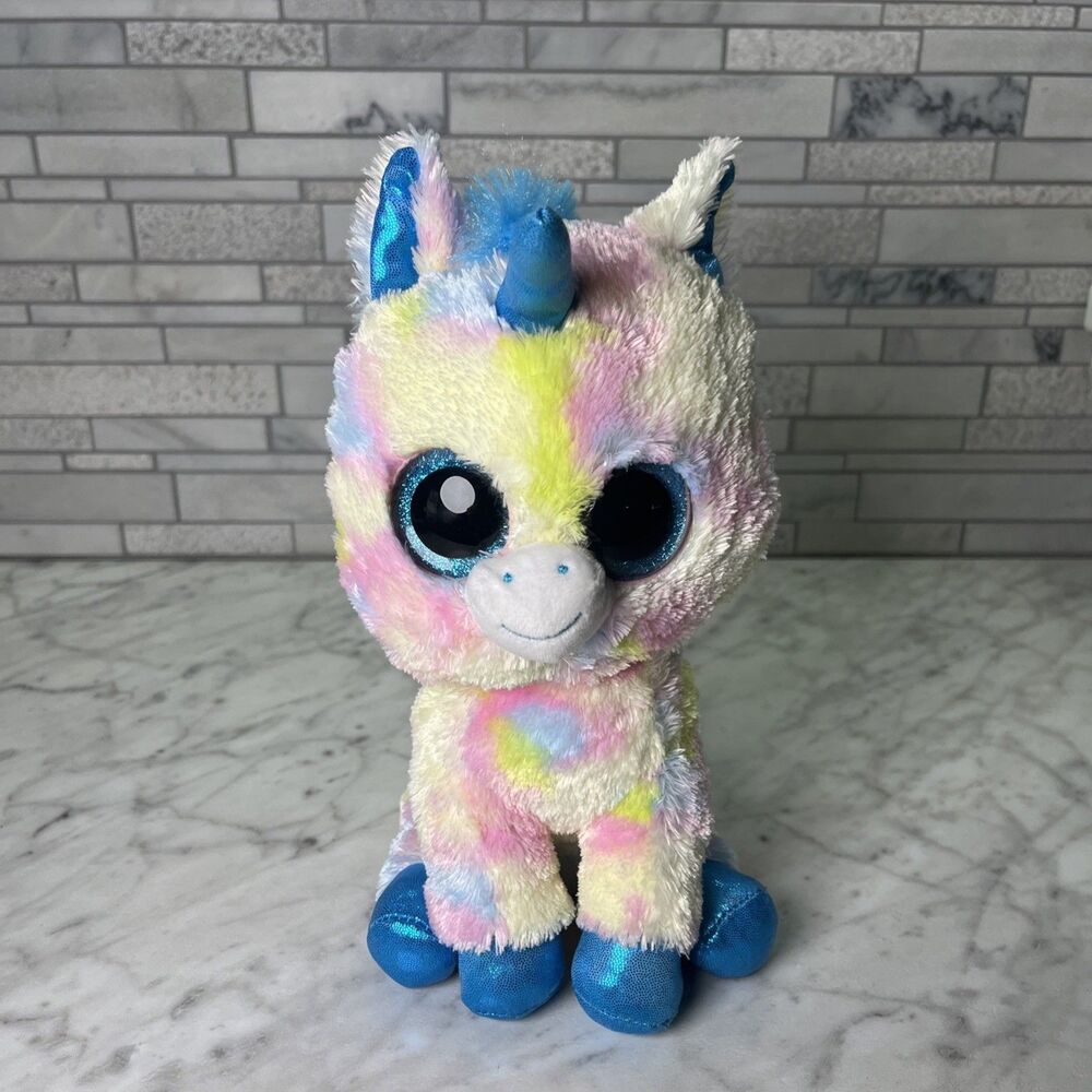 Ty Beanie Boos Blitz the Unicorn Plush Stuffed Animal Medium size 9" NO TAGS